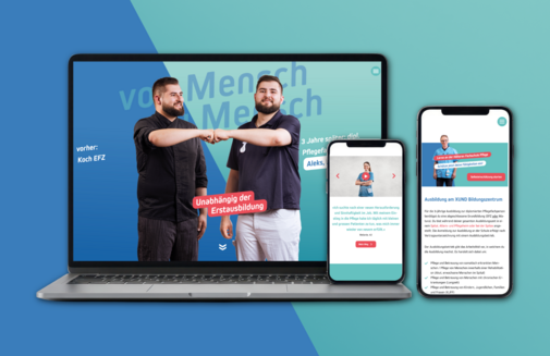 Projekt: UX/UI-Design & Programmierung für XUND Quereinstieg