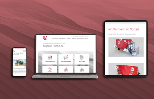 Projekt: Kurmann Technik Website Relaunch – modern und interaktiv